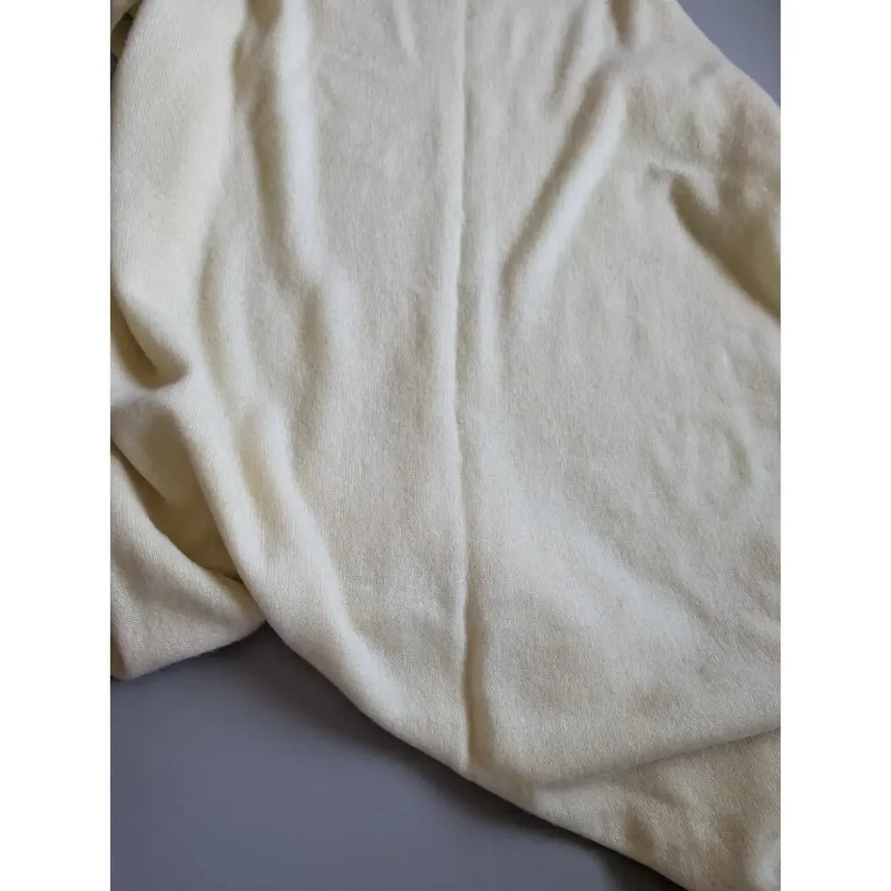 NWT White + Warren 100% Cashmere Travel Wrap 81'' X 36'' Lemonade #9A607